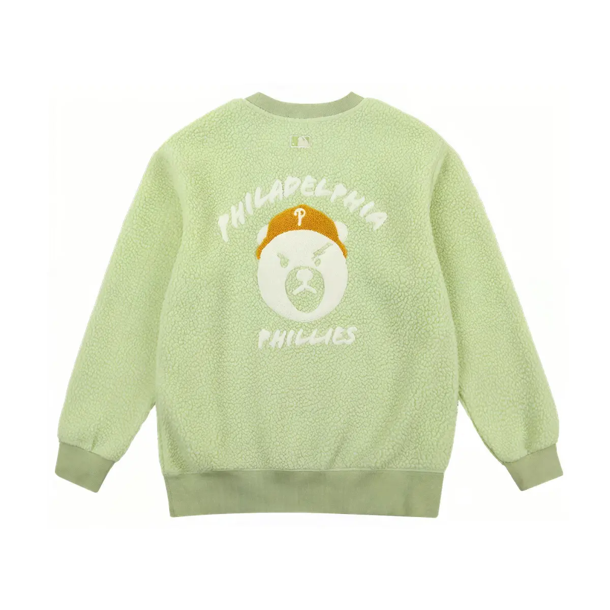 MLB Frowning Bear Collection Sweatshirt Unisex Light Green