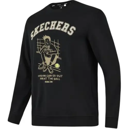 Skechers Sweatshirt Unisex Black