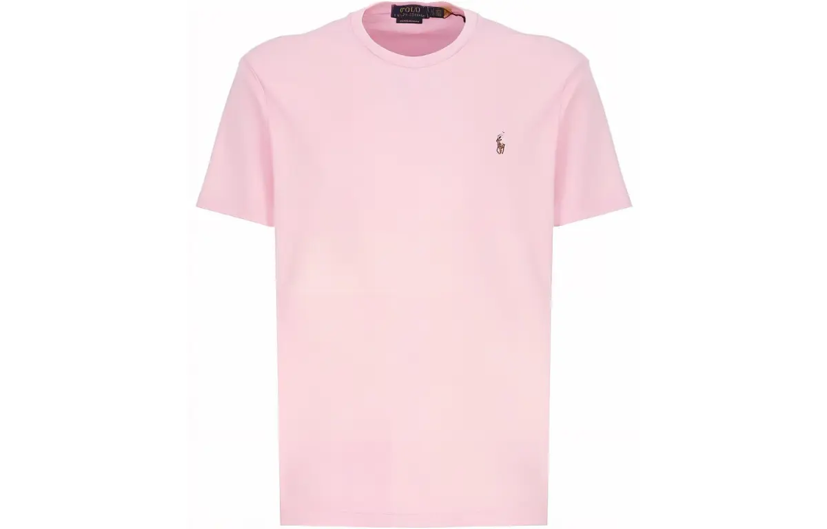 Polo Ralph Lauren SS23 Polo Shirt Custom Slim Fit Men's Light Pink