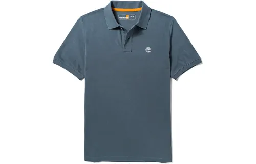 Timberland Polo Shirt Men's Rock Cyan
