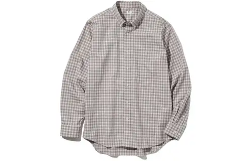 UNIQLO Shirts Unisex Pointed Collar Moderate Shirt