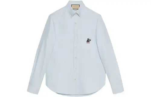 GUCCI FW22 Shirt Men's Light Blue