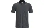 Under Armour Polo Shirts Men's Black Polo Collar Moderate Straight Fit
