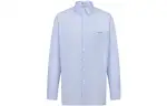 DIOR SS22 Shirt Men's White Blue Stripes