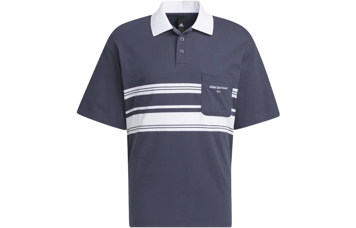 Adidas Polo Shirt Men's Dark Navy Blue