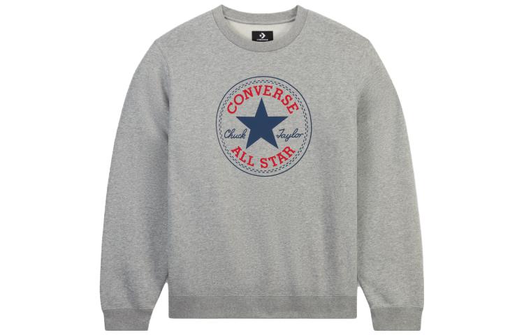 Худи Converse All Star Logo Hoodie (серое)