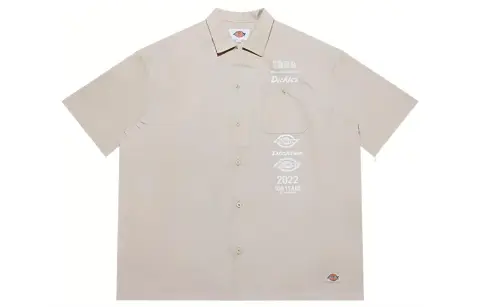 Dickies Shirts Unisex Khaki Lapel Moderate Other