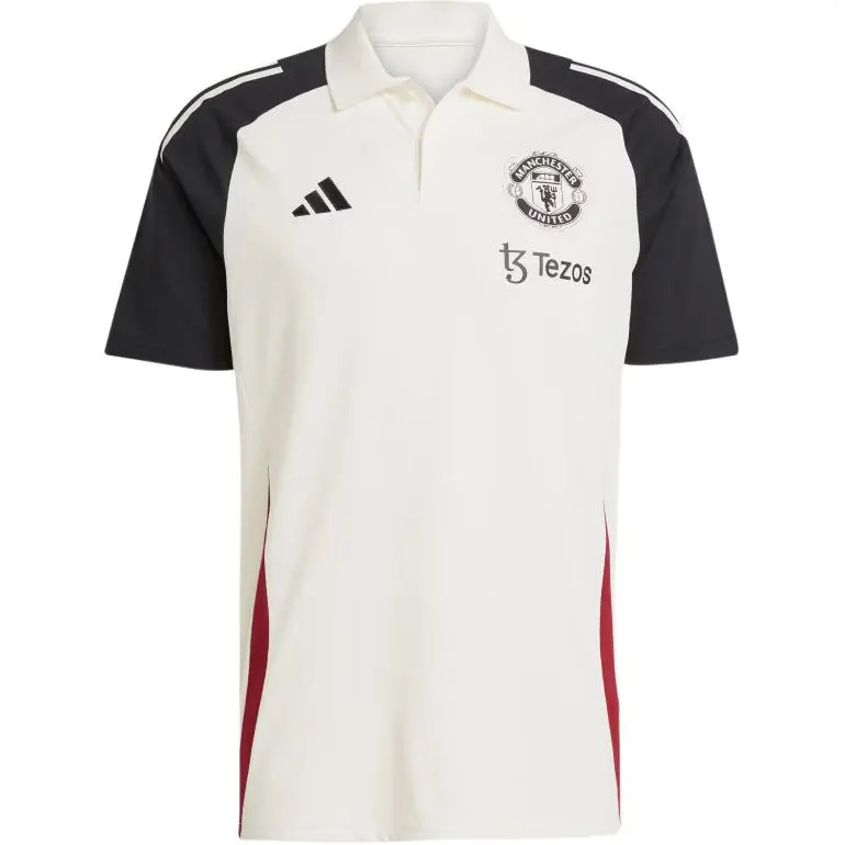 Adidas Manchester UnitedTiro 24 FW24 Polo Shirt Men's Ecru/Black