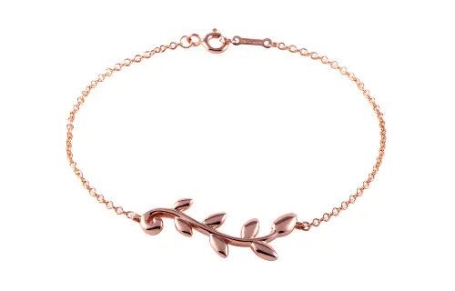 TIFFANY & CO. 18K Rose Gold Bracelets Unisex Rose Gold