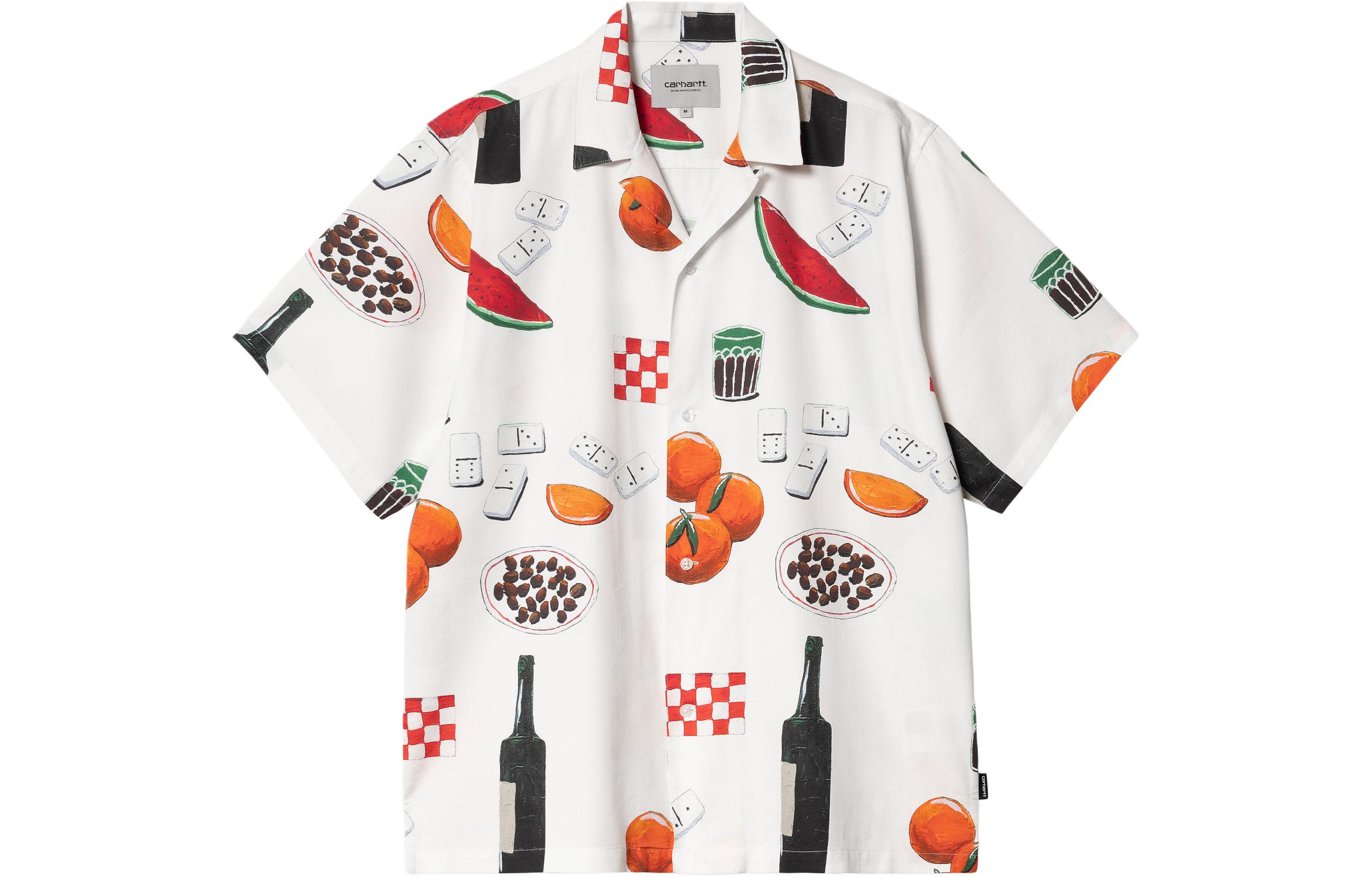 Мужская рубашка Carhartt WIP SS24 S/S Isis Maria (белая)