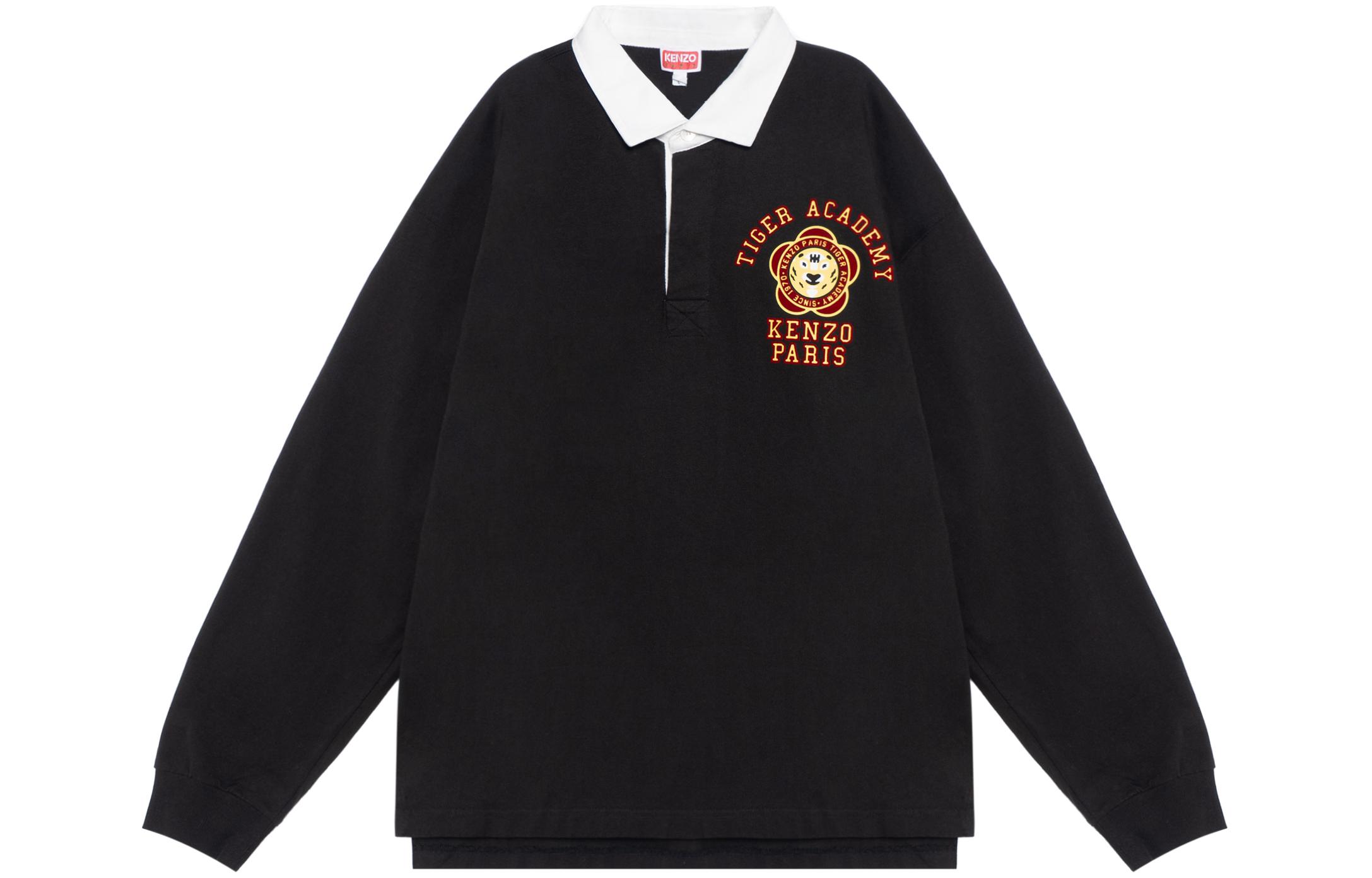 KENZO Tiger Academy Cotton Polo Shirt