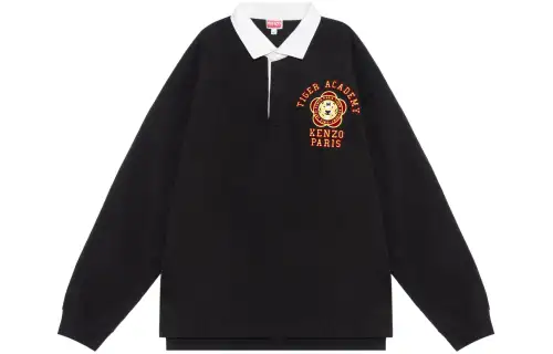 KENZO Tiger Academy Cotton Polo Shirt