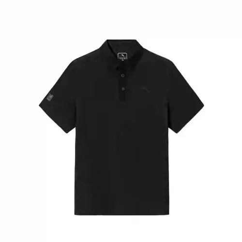 Anta Variety Training Collection Polo Shirt Men's Basic Black