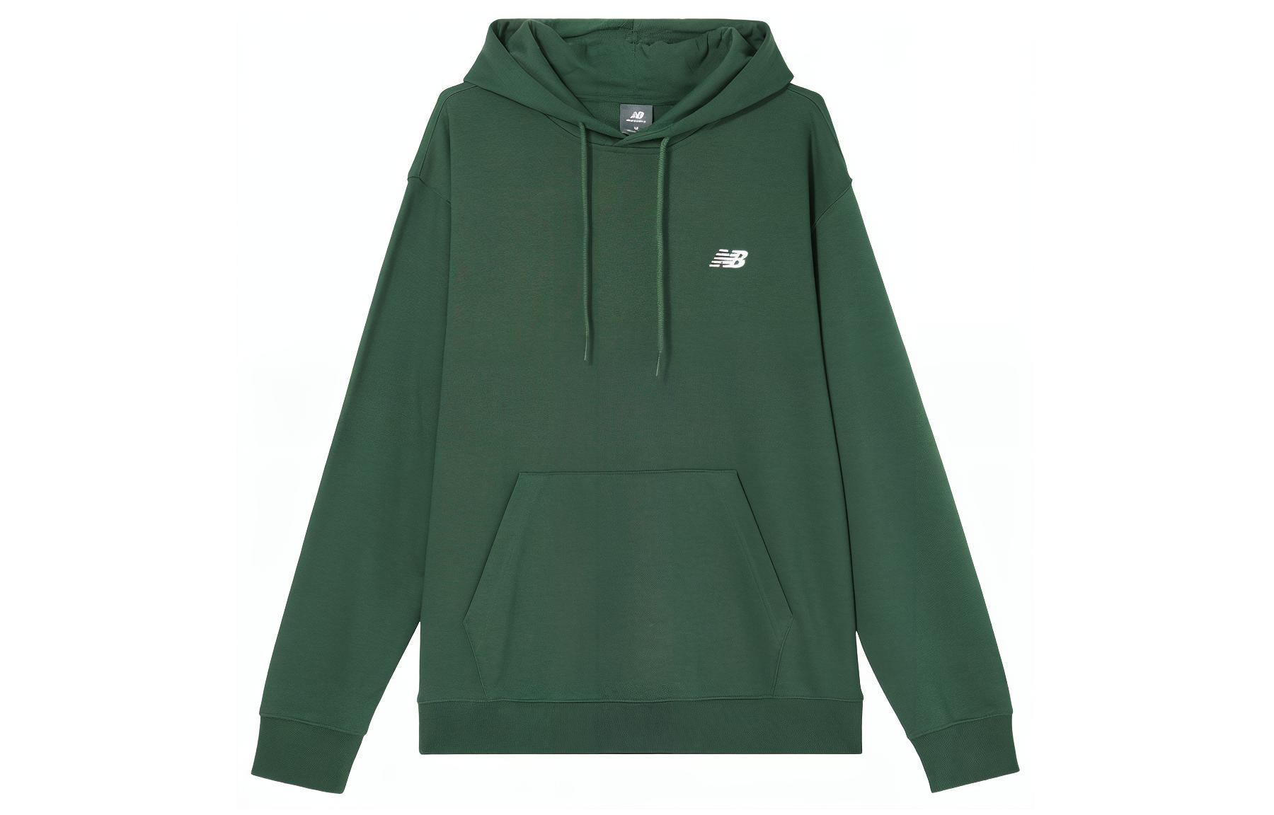 Мужское худи New Balance Logo Hoodie (зеленое)