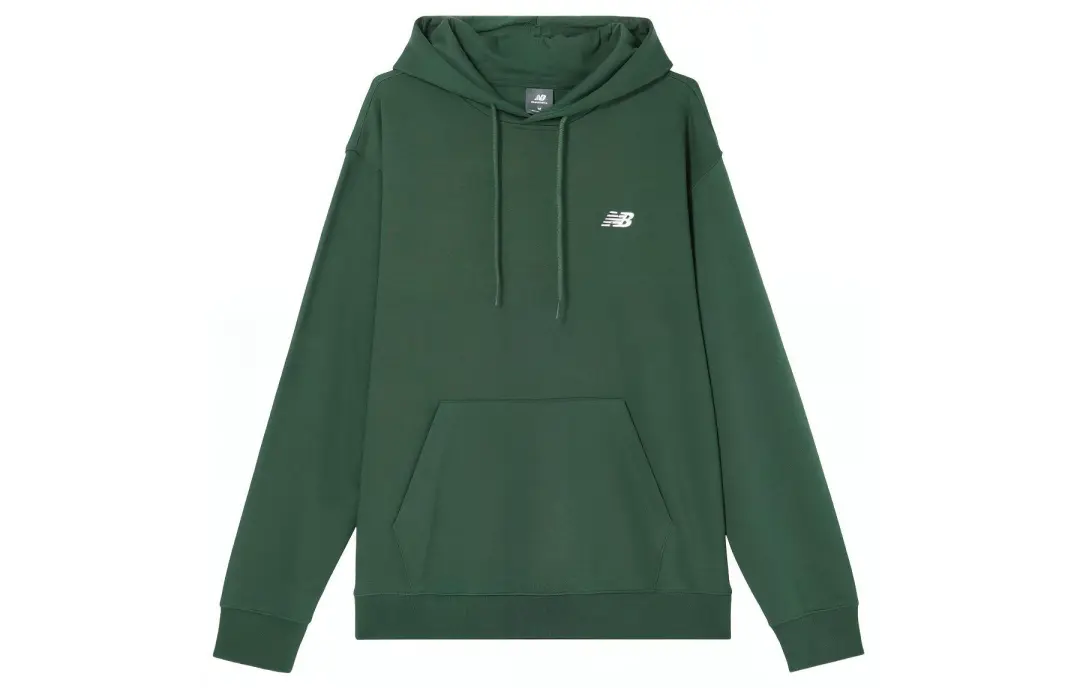 New Balance Logo Printed Drawstring Hoodie