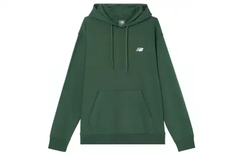 New Balance Logo Printed Drawstring Hoodie