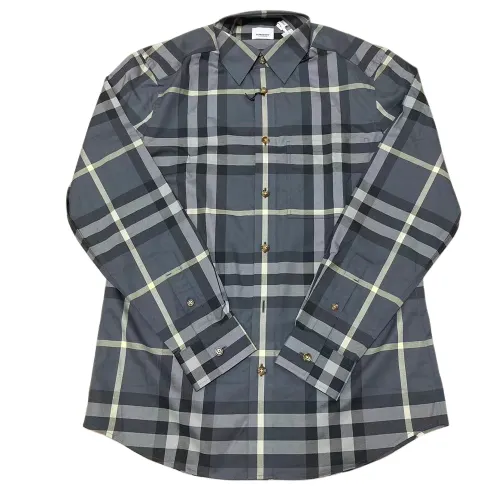 Burberry Shirt Men's Light Blue