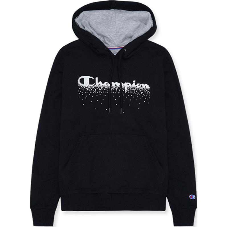 Champion Sweatshirts Men's Black Hooded Moderate Regular