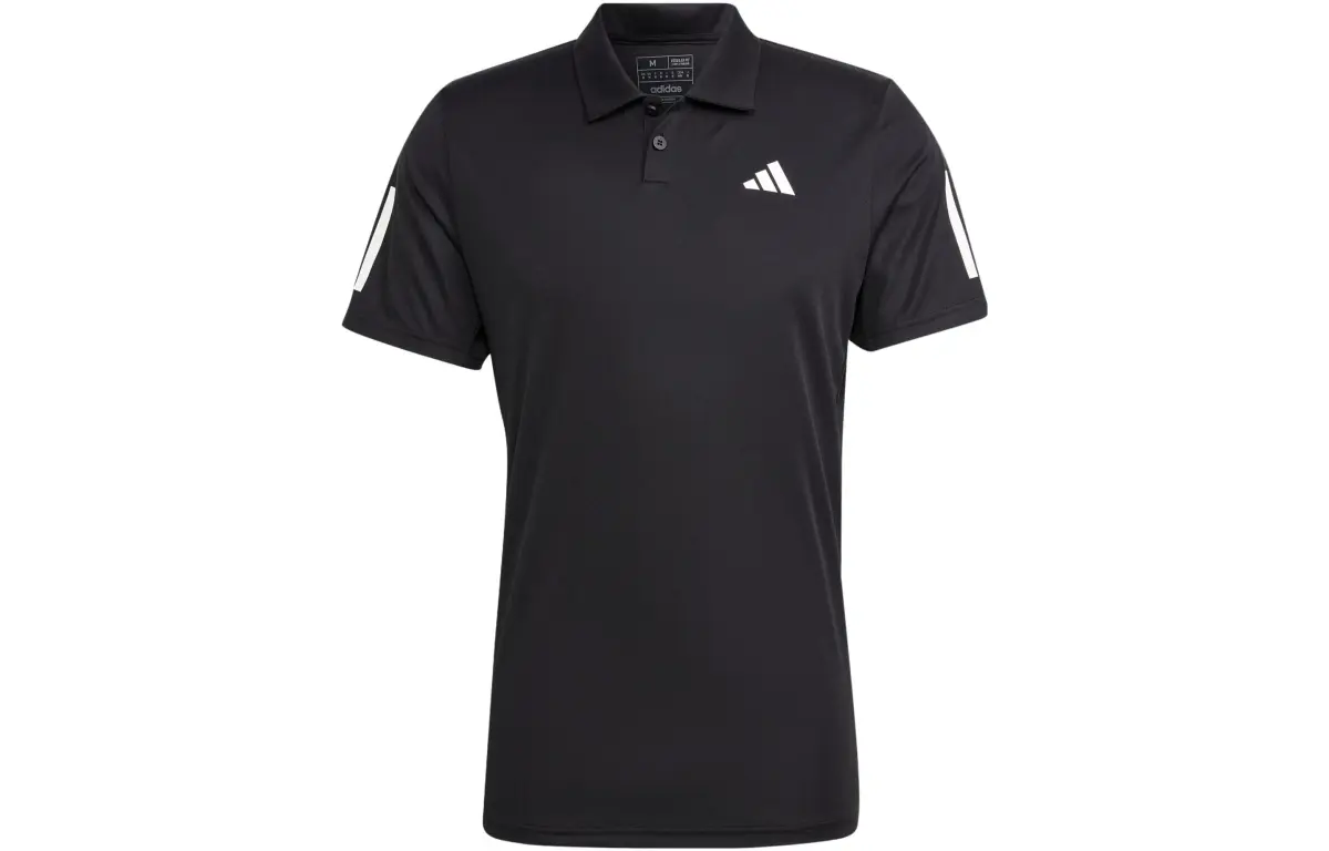 Adidas 3 Stripes Polo Shirt Men's Black