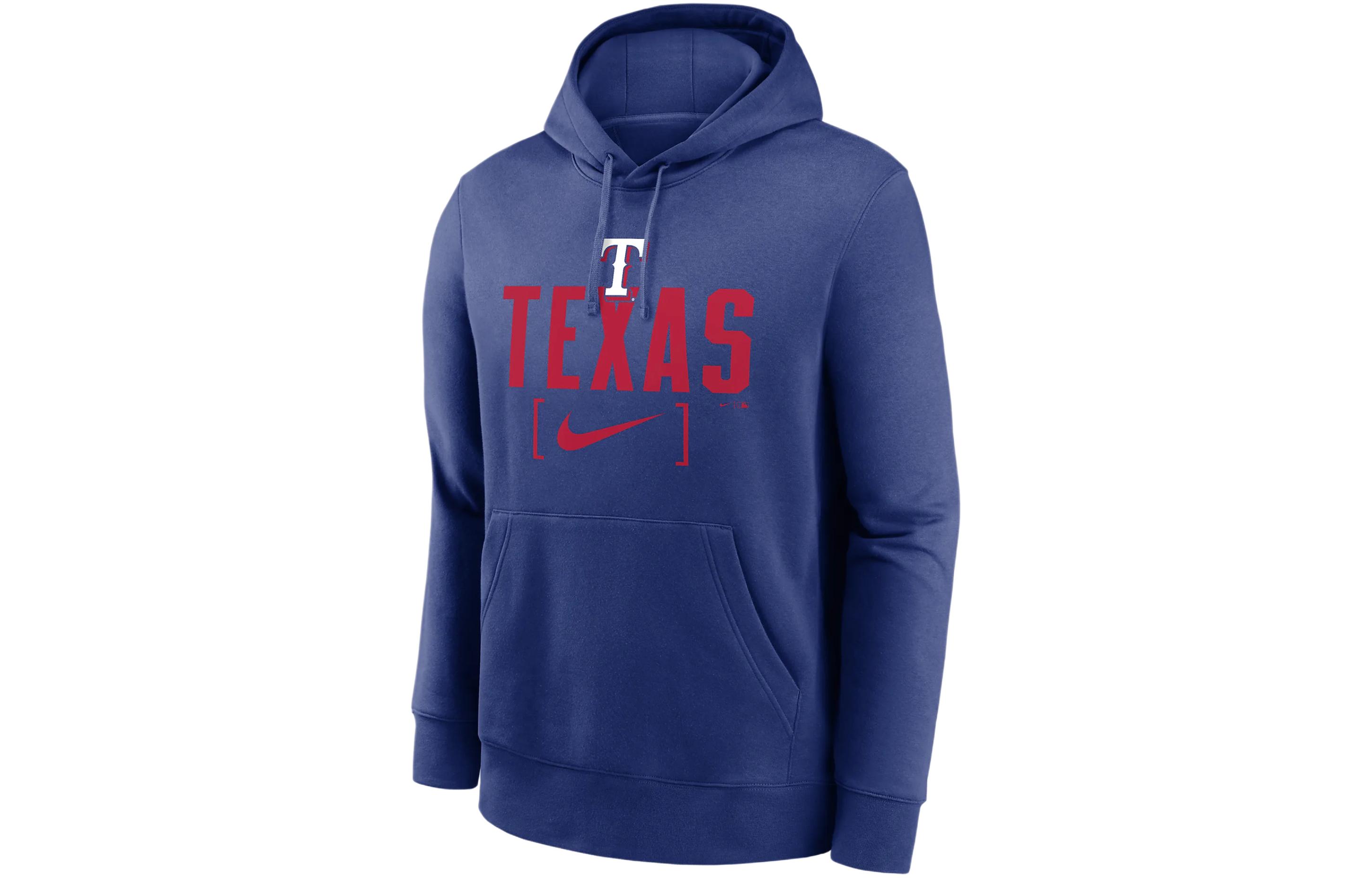 Nike Texas Rangers Club Slack Sweatshirt Men's Blue