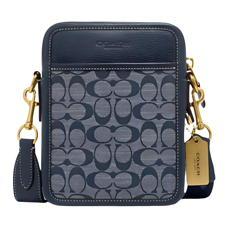 Мужская сумка COACH Sullivan 16 (синяя)