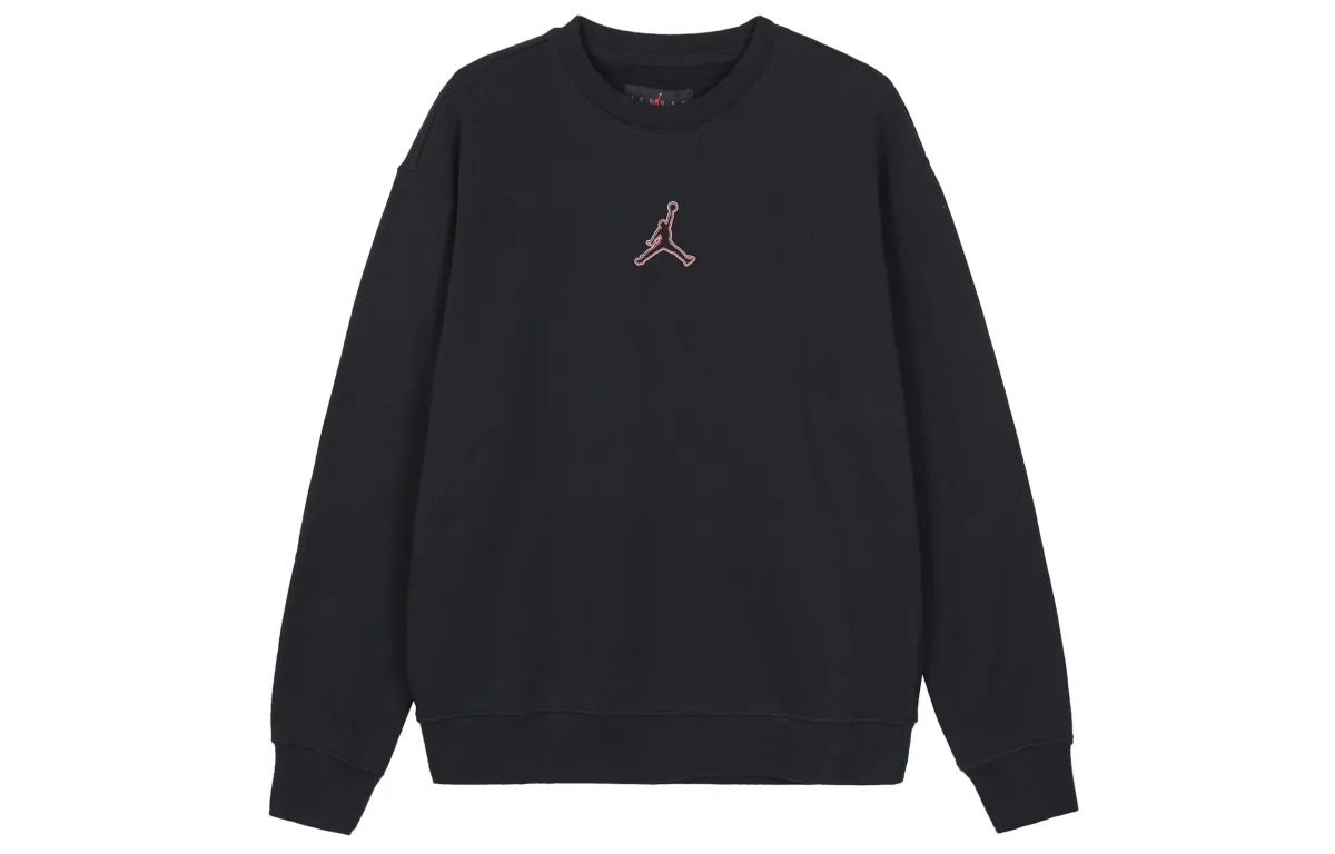 Jordan Fearless Sweatshirts Men's Black Crew Neck Moderate Regular