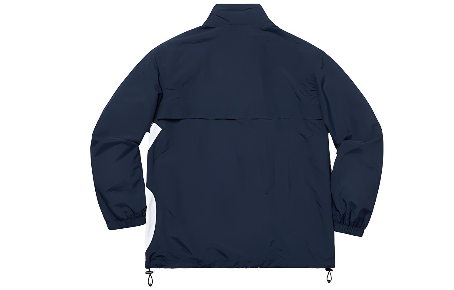 Унисекс куртка Supreme SS19 S Logo Track Jacket (военно-морской синий) — фото 3