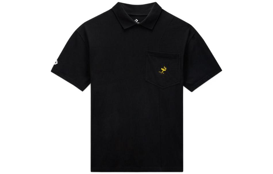 Converse X Peanuts Polo Shirt Unisex Black