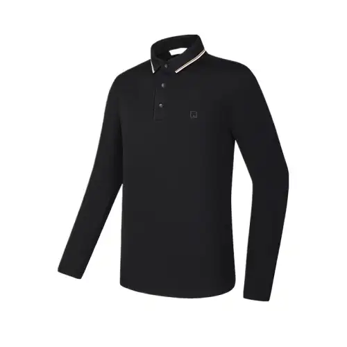 FILA Golf Polo Shirt Men's Pitch Black