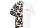 PRADA Shirts Men's White Lapel Moderate Other