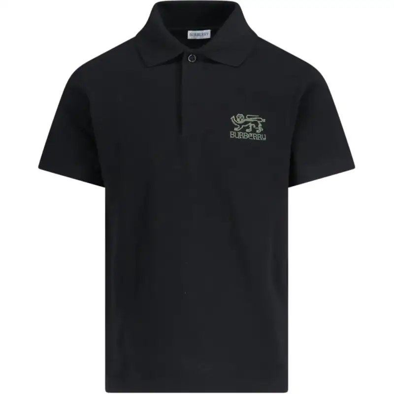 Burberry Logo Embroidered Polo Shirt