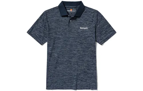 Timberland Polo Shirt Men's Dark Blue Sapphire Blue