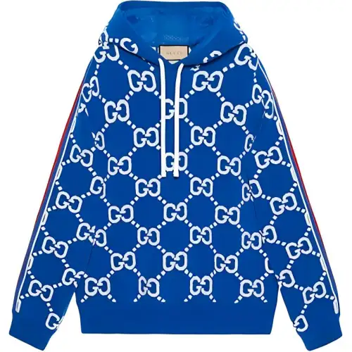 GUCCI Gg Jacquard Knitted Hoodie