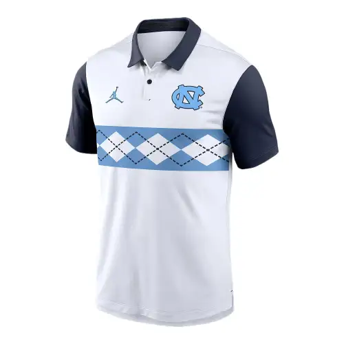 Jordan North Carolina Tar Heels Vapor Men's Jordan Brand Dri-FIT College Polo
