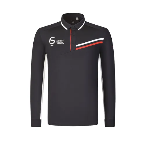 FILA Polo Shirt Men's RD Royal Blue