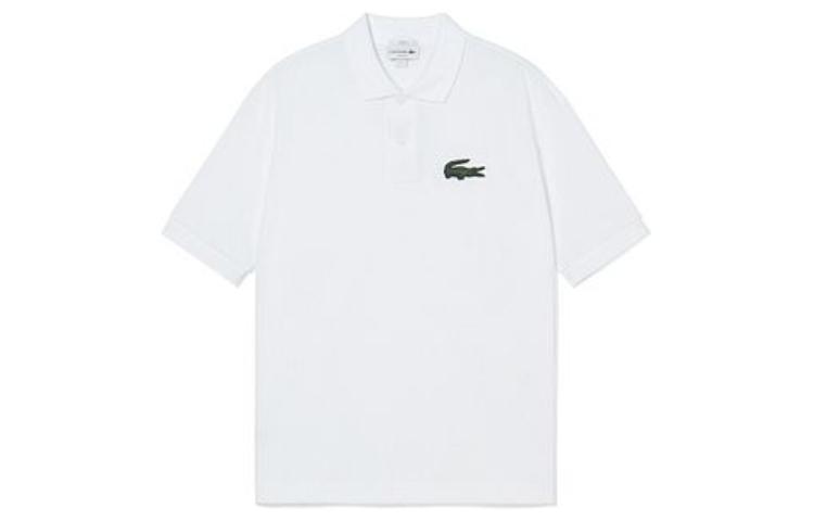 LACOSTE Logo Embroidered Short Sleeved Polo Shirt