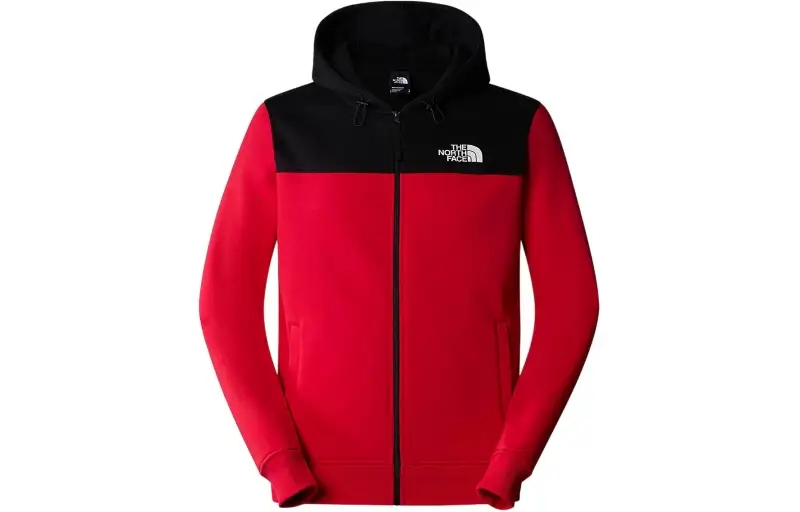 THE NORTH FACE ICON FULL ZIP HOODIE Sweatshirt Men's Red