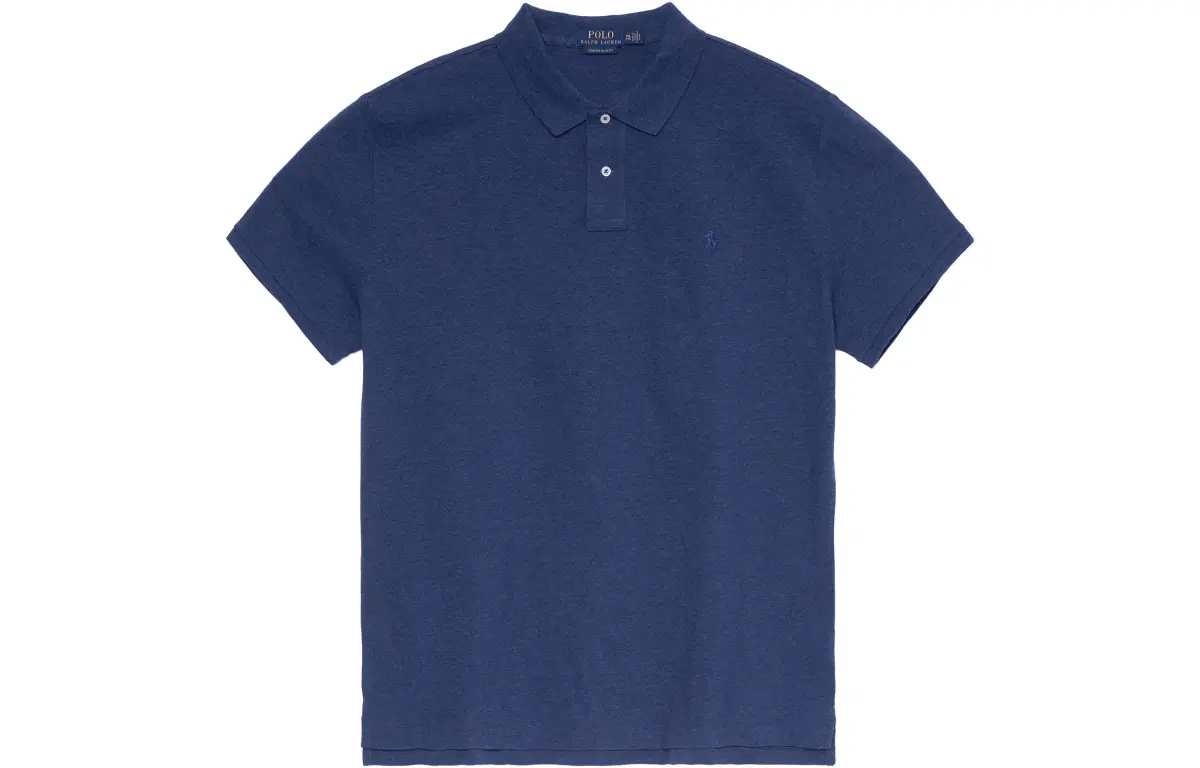Polo Ralph Lauren SS23 Polo Shirt Custom Slim Fit Men's Blue