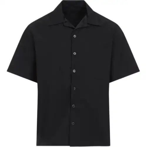 Prada Short Sleeved Buttoned Bowling Shirt