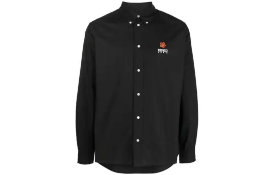 KENZO Boke Flower Embroidered Long Sleeved Shirt