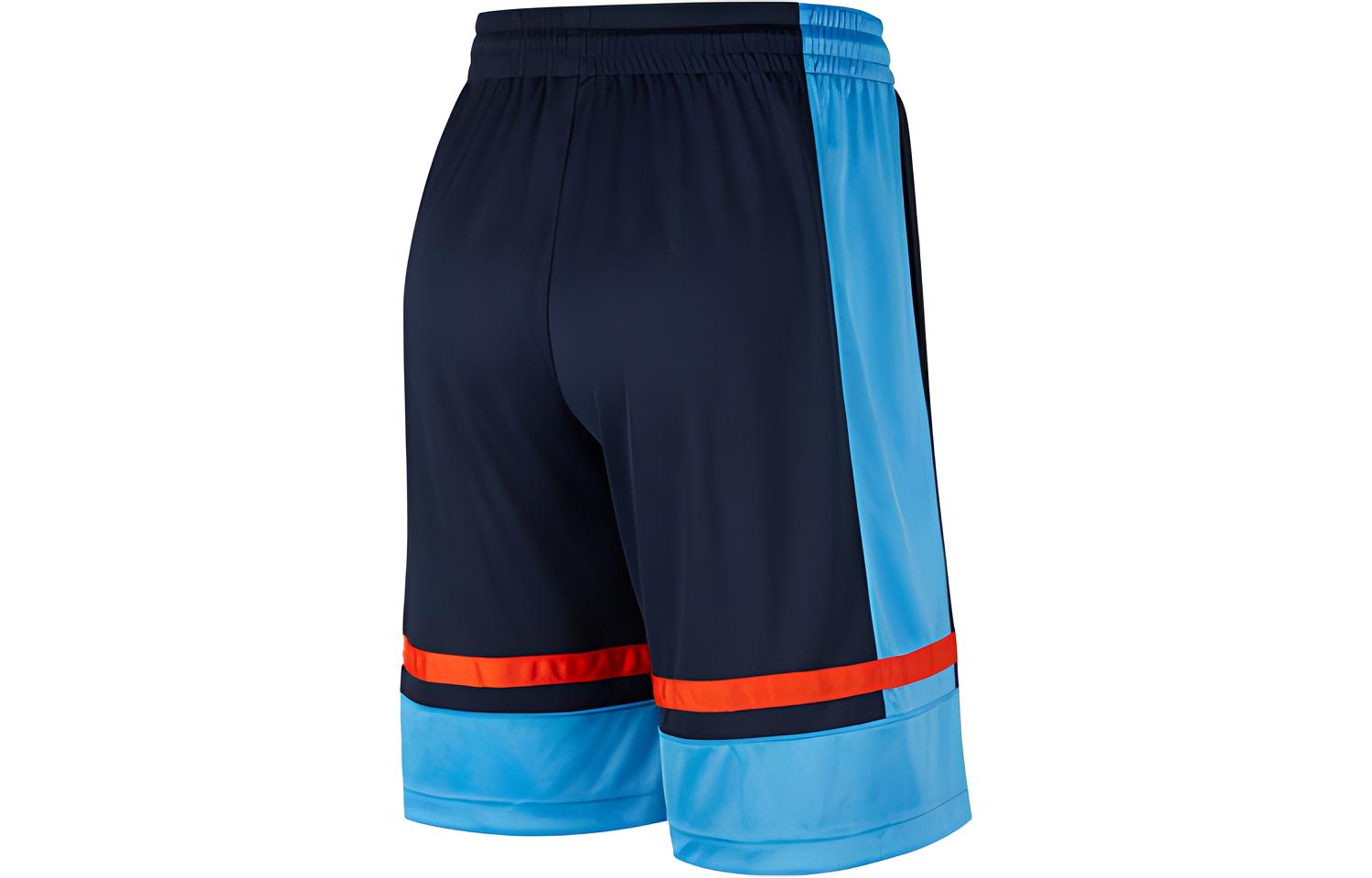 Nike Basketball Shorts Men’s Obsidian Color/Coastal Blue/Team Orange