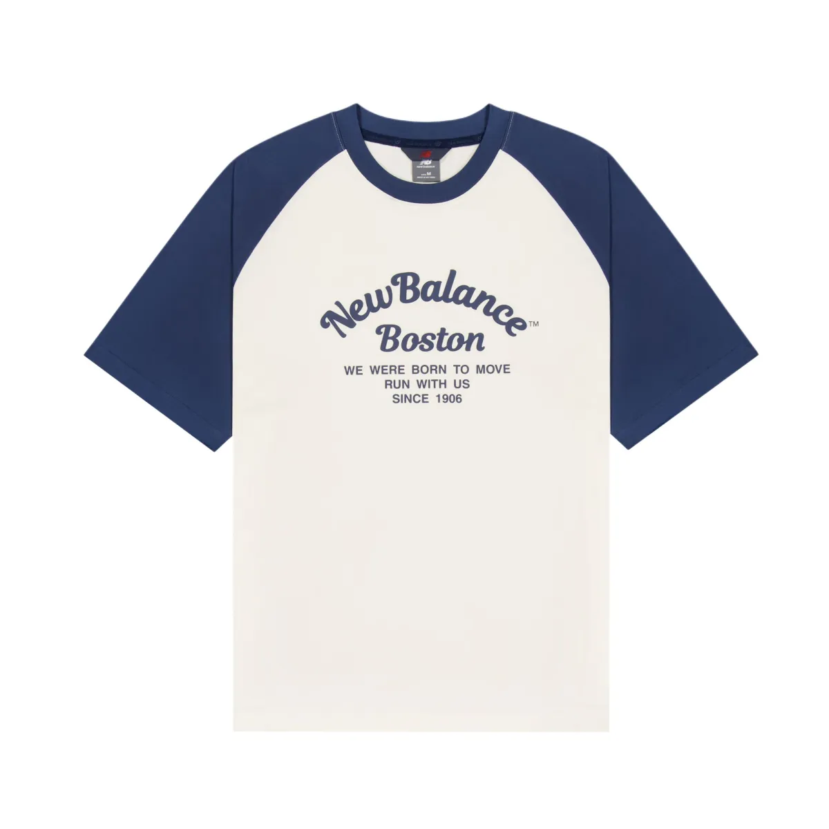New Balance T Shirt Men's Ivory White