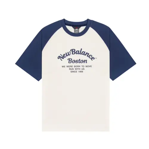 New Balance T Shirt Men's Ivory White