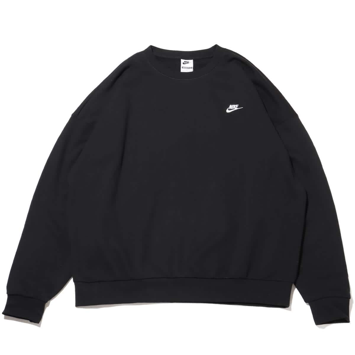 Мужское худи Nike NK CLUB FT OVERSIZED CREW (черное)