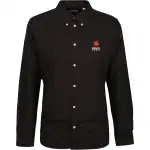 KENZO Shirts Men's Black Pointed Collar Moderate Other