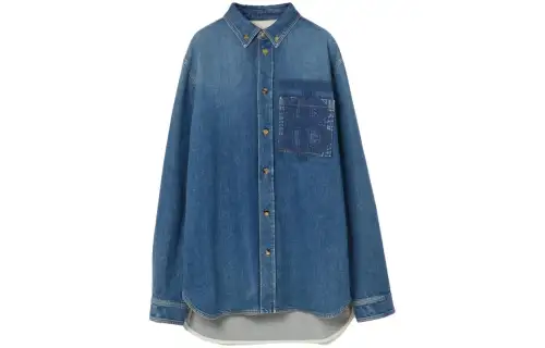 Burberry Monogram Motif Denim Shirt