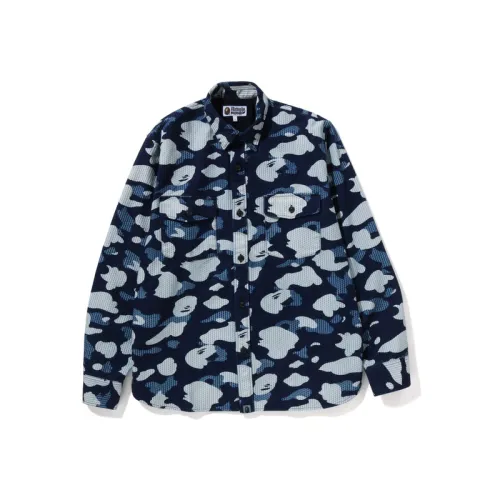 Bape Sashiko Camo Relaxed Fit Shirt