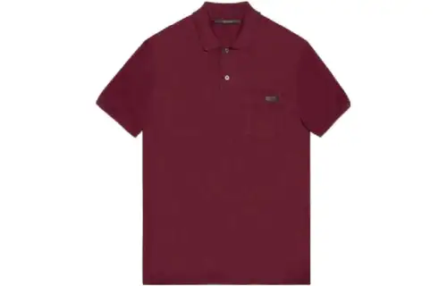GUCCI SS23 Polo Shirt Men's Burgundy