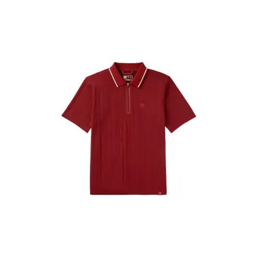 FILA Polo Shirts Men's Syrah Polo Collar Moderate Straight Fit
