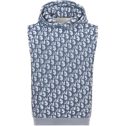DIOR Sweatshirts Men's Blue Hooded Moderate Other